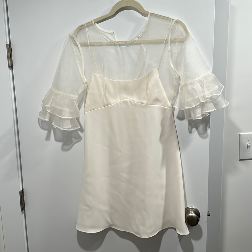Amanda UpRichard white mini dress